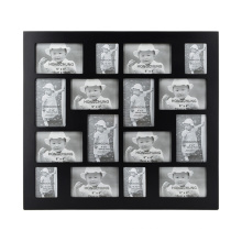 Black Collage Frame com abertura de 16